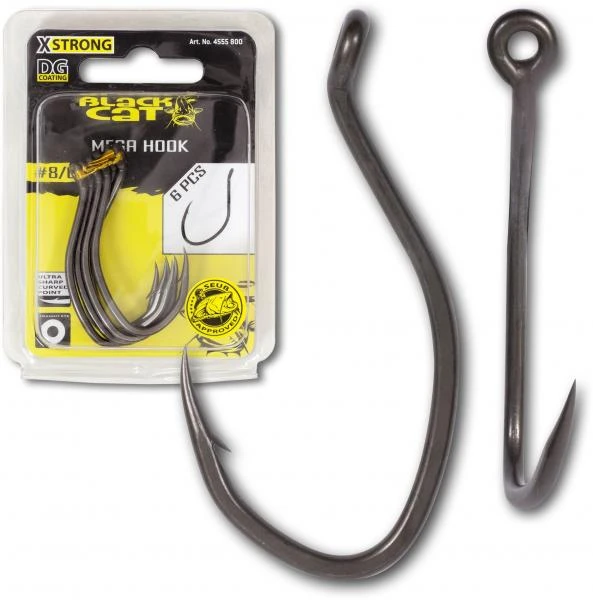 Black Cat Mega Hook DG (6 Stuks)