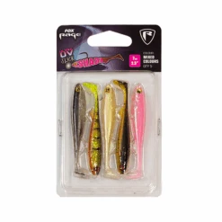 Fox Rage Slick Shad UV Mixed Colour Packs 5pcs (1 Review)