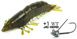 Molix Shrimp 2,5" & WT Jig Head
