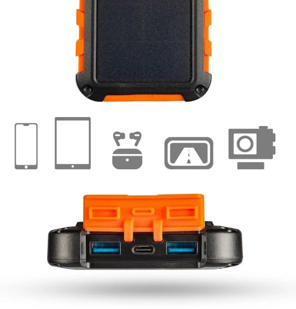 Xtorm Solar Charger Black/Orange (1 Review) - Afbeelding 5