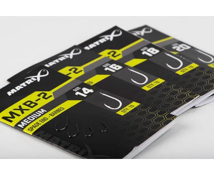 Matrix MXB-2 Barbed Spade End Black Nickel (10st) - Afbeelding 3